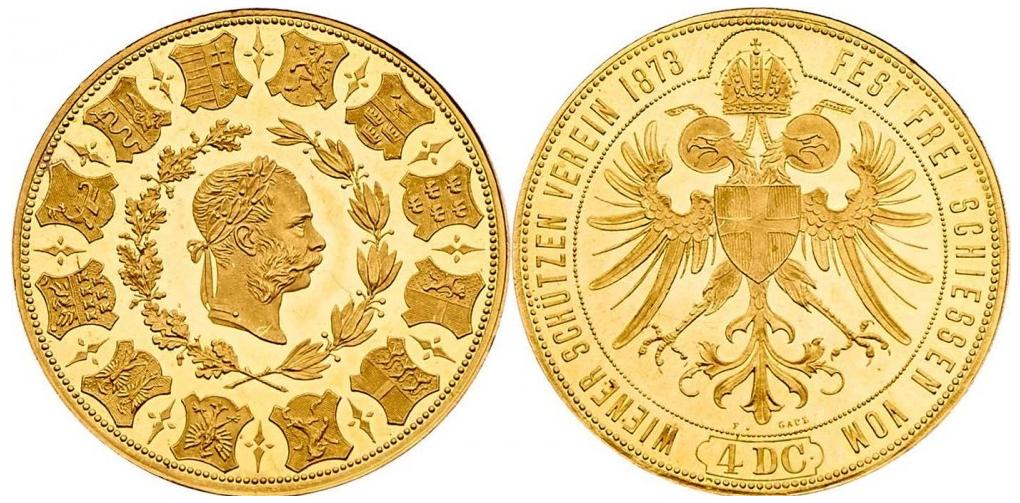 4 dukaten 1873 Franz Josef I. 